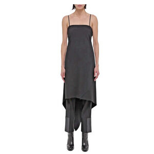 NWT Helmut Lang Asymmetric Hem Wool Dress - Size 2 ($595)